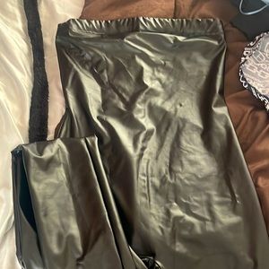 Tube top style jumpsuit